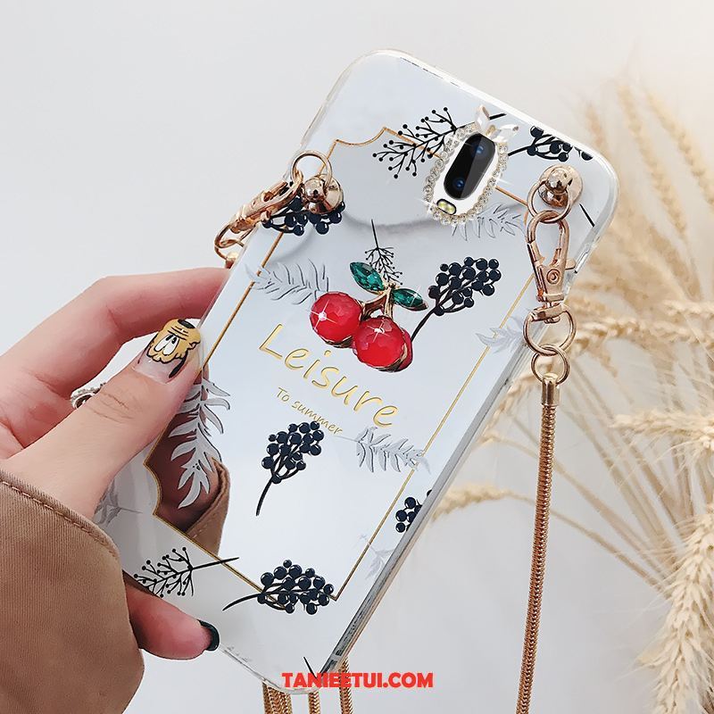 Etui Oppo R17 Tendencja Moda Biały, Obudowa Oppo R17 Lustro Ochraniacz Anti-fall