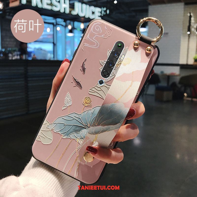 Etui Oppo Reno 2 Z All Inclusive Wiszące Ozdoby Silikonowe, Obudowa Oppo Reno 2 Z Krótkie Długie Kwiaty