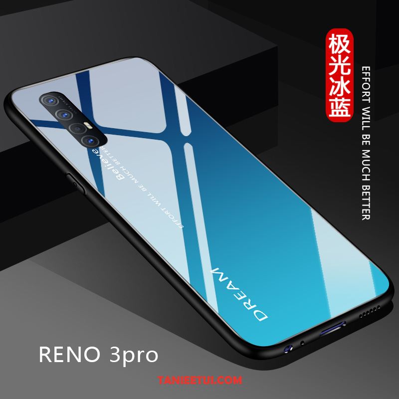 Etui Oppo Reno 3 Pro Silikonowe Modna Marka Anti-fall, Obudowa Oppo Reno 3 Pro Gradient Jednolity Kolor Zakochani