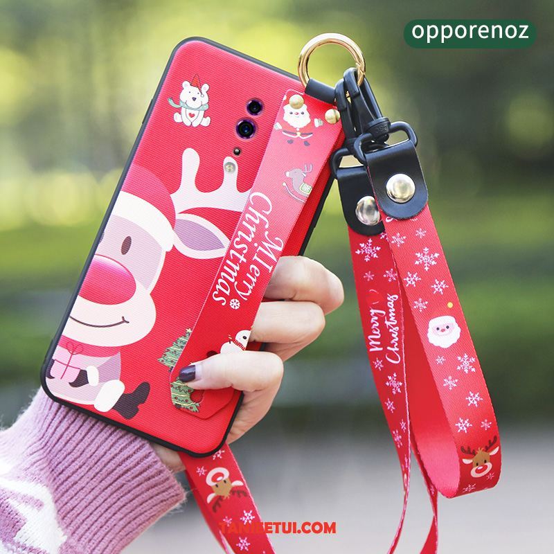 Etui Oppo Reno Z Telefon Komórkowy Anti-fall Nubuku, Pokrowce Oppo Reno Z Filmy Ełk Buckskin