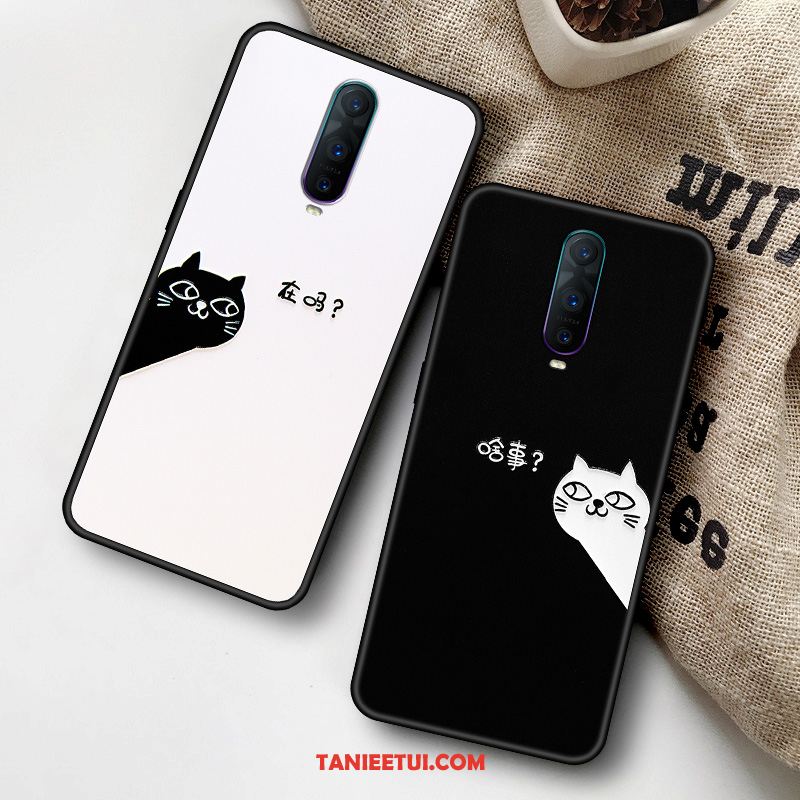 Etui Oppo Rx17 Pro Biały All Inclusive Silikonowe, Futerał Oppo Rx17 Pro Ochraniacz Relief Telefon Komórkowy