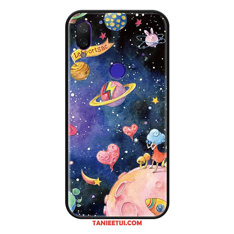Etui Redmi Note 7 Kolorowe All Inclusive Miękki, Obudowa Redmi Note 7 Mały Ochraniacz Nubuku Beige