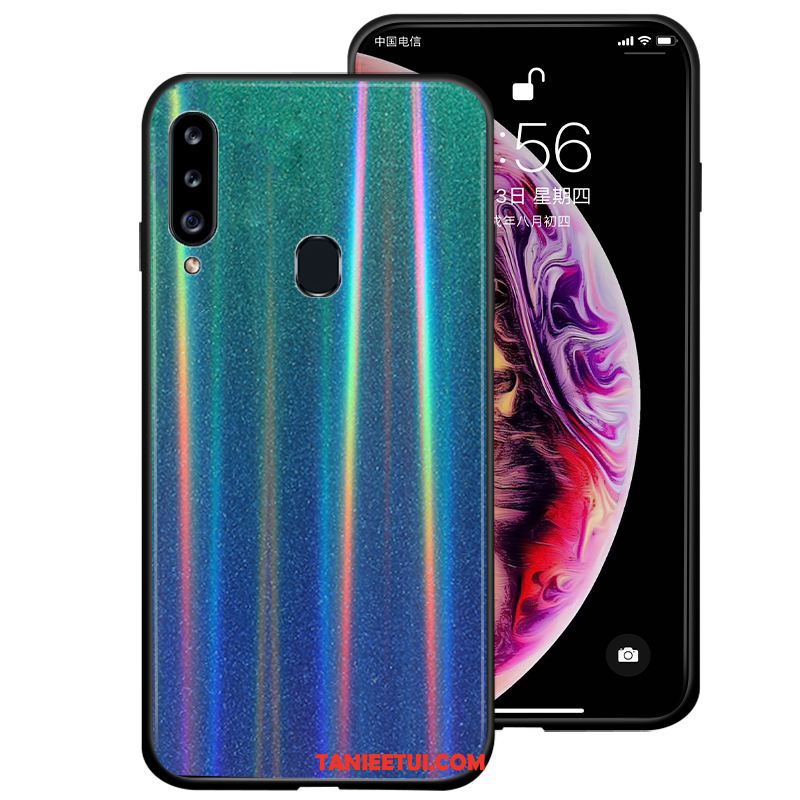 Etui Samsung Galaxy A20s Gwiazda Osobowość Gradient, Pokrowce Samsung Galaxy A20s Niebieski Telefon Komórkowy Zielony