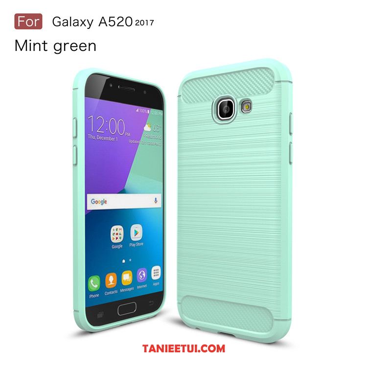 Etui Samsung Galaxy A5 2017 Zielony Anti-fall Pu, Pokrowce Samsung Galaxy A5 2017 Gwiazda Jedwab Ochraniacz