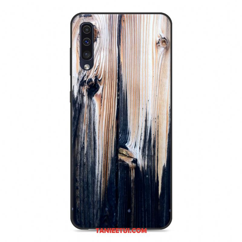 Etui Samsung Galaxy A50 Ochraniacz Ziarno Drewna Silikonowe, Obudowa Samsung Galaxy A50 Kreatywne Osobowość Gwiazda