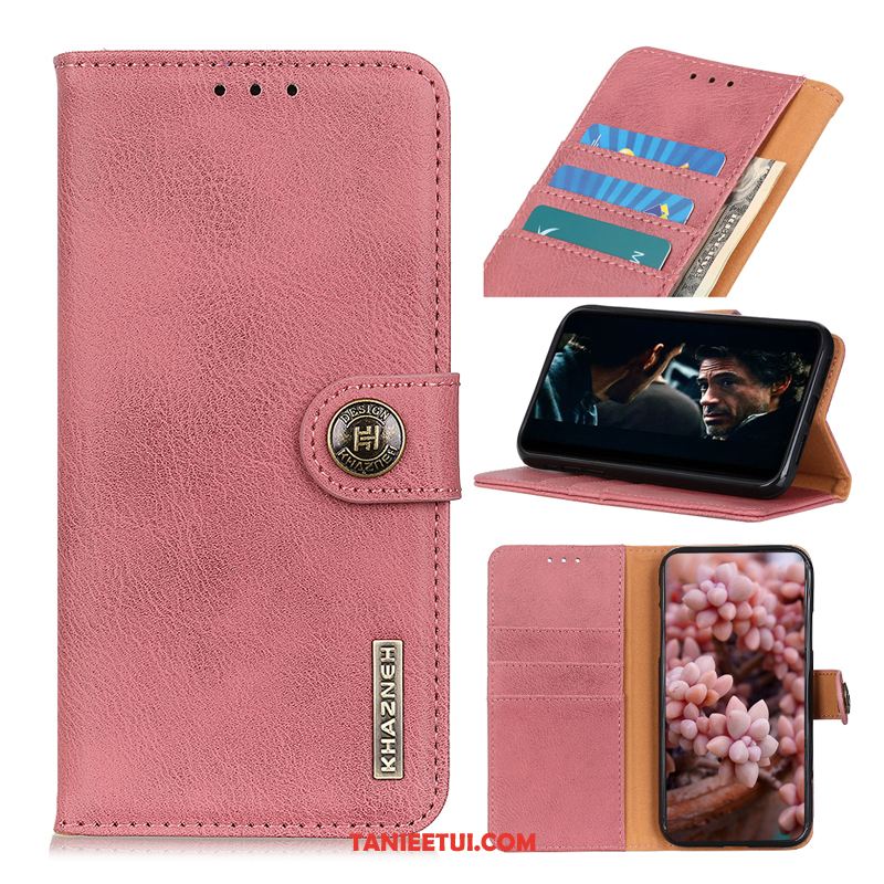 Etui Samsung Galaxy A51 Różowe Vintage Magnetyzm, Obudowa Samsung Galaxy A51 Telefon Komórkowy Tendencja Ochraniacz