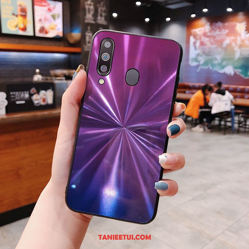 Etui Samsung Galaxy A60 Purpurowy Silikonowe Telefon Komórkowy, Obudowa Samsung Galaxy A60 Cienkie Ochraniacz Czerwony Netto