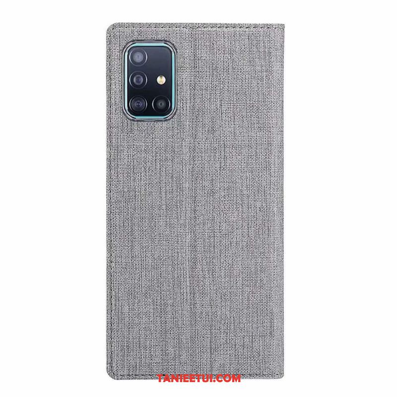 Etui Samsung Galaxy A71 Silikonowe Anti-fall Wzór, Pokrowce Samsung Galaxy A71 Szary Miękki Gwiazda