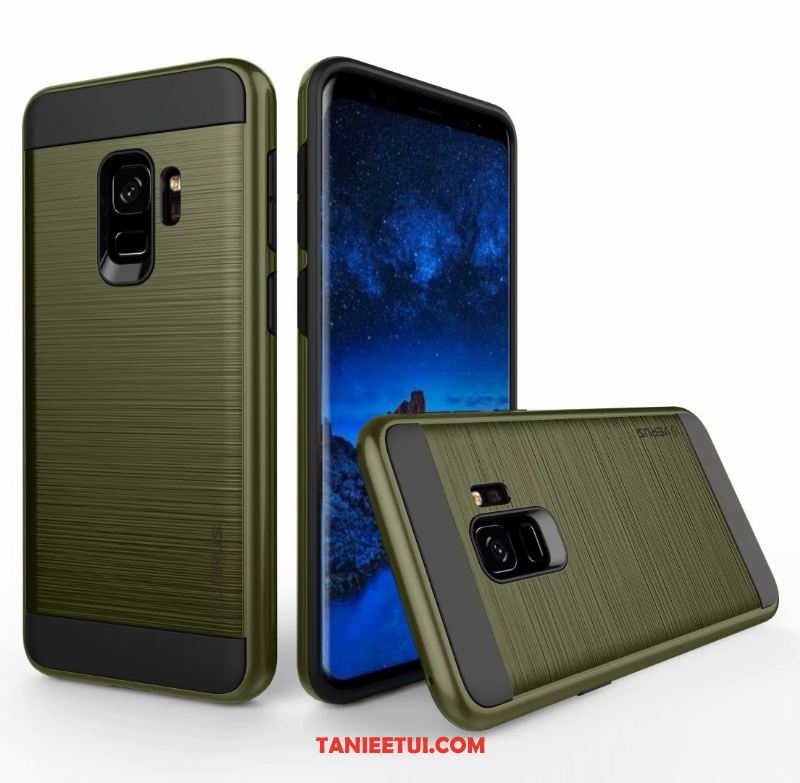 Etui Samsung Galaxy A8 2018 Ochraniacz Zielony Jedwab, Futerał Samsung Galaxy A8 2018 Gwiazda Telefon Komórkowy Anti-fall