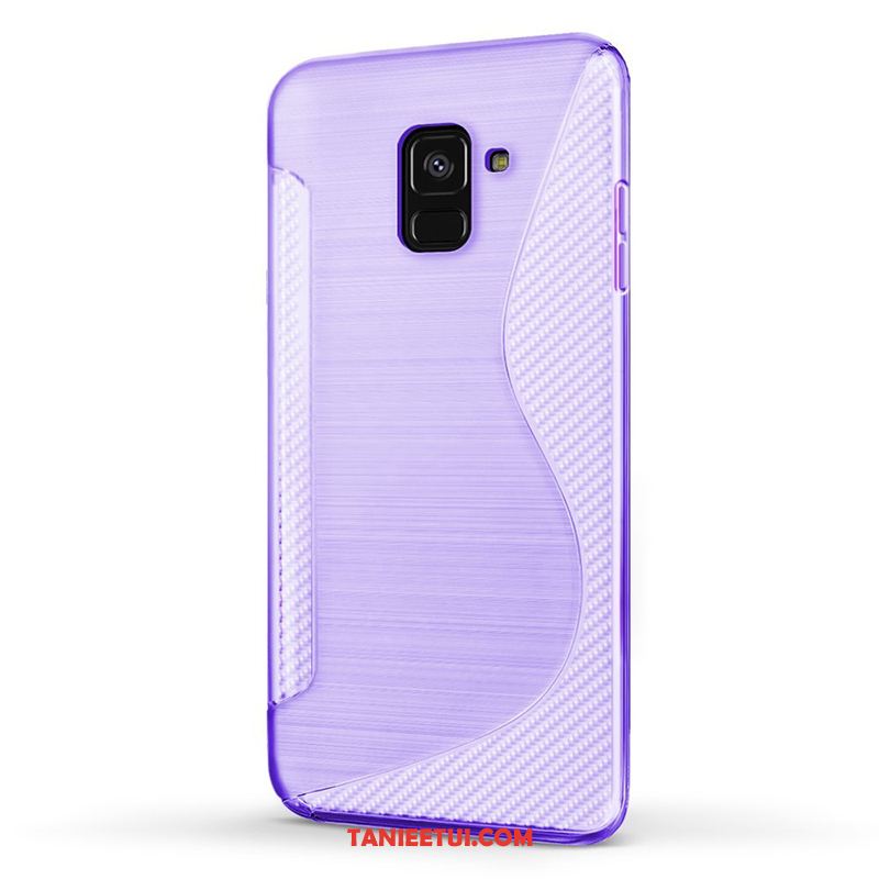 Etui Samsung Galaxy A8 2018 Purpurowy Miękki Gwiazda, Pokrowce Samsung Galaxy A8 2018 Telefon Komórkowy Ochraniacz