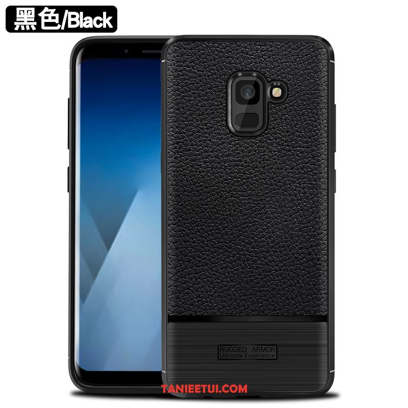 Etui Samsung Galaxy A8 2018 Telefon Komórkowy Gwiazda Miękki, Futerał Samsung Galaxy A8 2018 All Inclusive Anti-fall Czarny