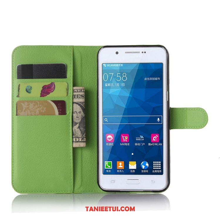 Etui Samsung Galaxy A8 Litchi All Inclusive Wzór, Pokrowce Samsung Galaxy A8 Karta Telefon Komórkowy Portfel