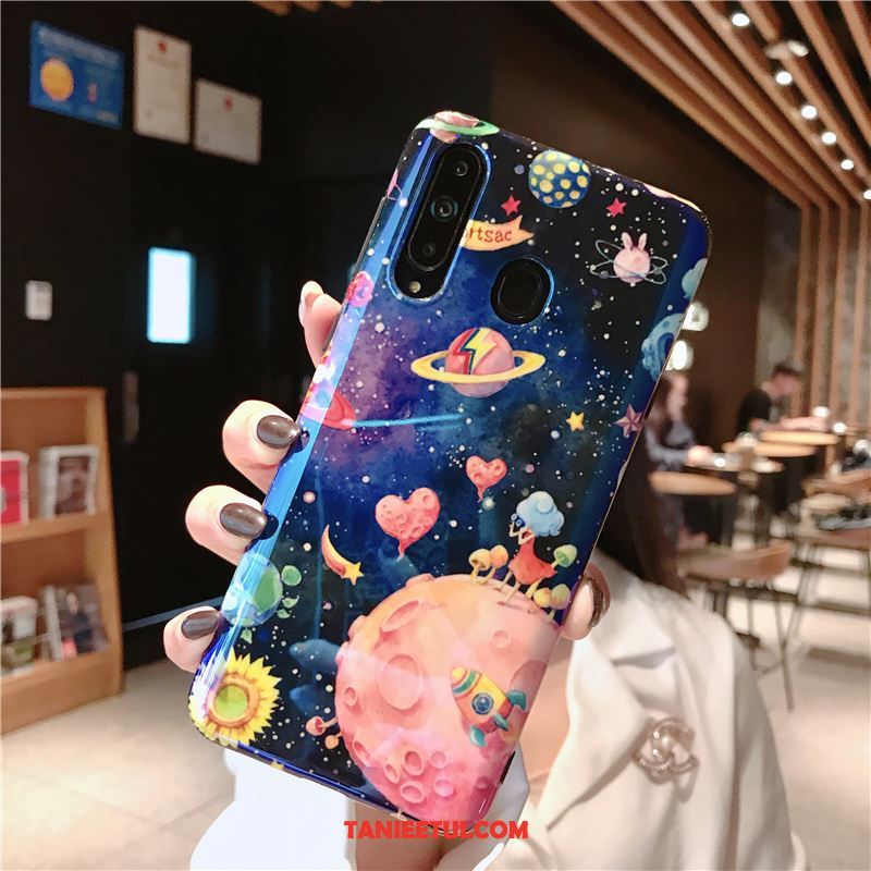 Etui Samsung Galaxy A8s Ochraniacz Niebieski Cienkie, Obudowa Samsung Galaxy A8s All Inclusive Gwiazda Tendencja