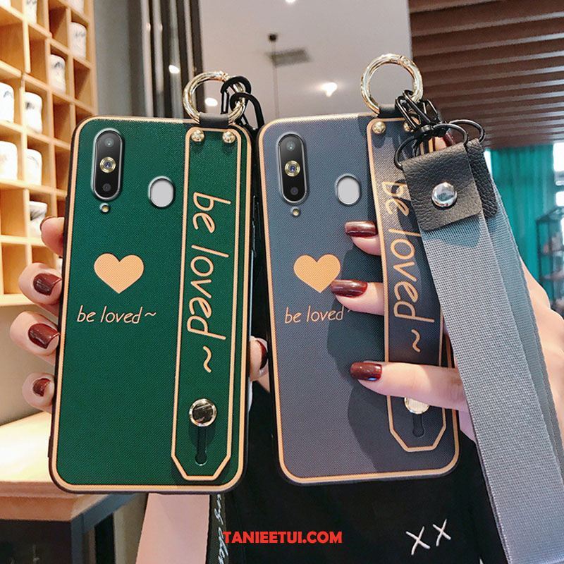 Etui Samsung Galaxy A8s Telefon Komórkowy Vintage Wspornik, Futerał Samsung Galaxy A8s Anti-fall Wiatr Czerwony Netto