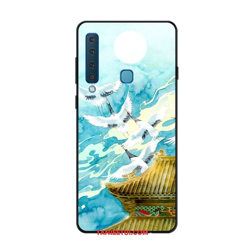 Etui Samsung Galaxy A9 2018 Kolor Niebieski Kreatywne, Pokrowce Samsung Galaxy A9 2018 Vintage Tendencja Chiński Styl