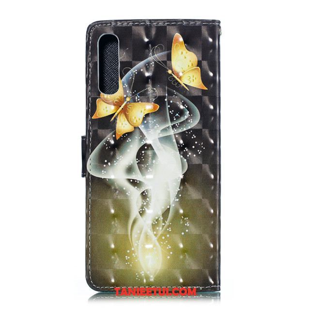 Etui Samsung Galaxy A90 5g Skórzany Anti-fall Czarny, Futerał Samsung Galaxy A90 5g Ochraniacz Piękny Gwiazda