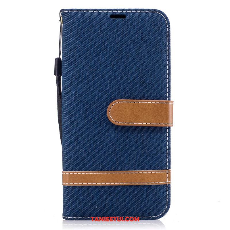 Etui Samsung Galaxy J3 2017 Denim Skórzany Futerał Klapa, Pokrowce Samsung Galaxy J3 2017 Gwiazda Telefon Komórkowy Ochraniacz