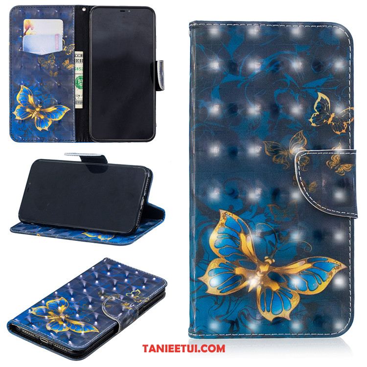 Etui Samsung Galaxy J6 Gwiazda Ochraniacz Niebieski, Futerał Samsung Galaxy J6 Portfel Kolor Wspornik