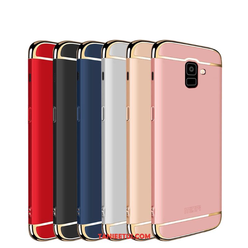 Etui Samsung Galaxy J6 Telefon Komórkowy Trudno Różowe Złoto, Pokrowce Samsung Galaxy J6 Ochraniacz Gwiazda