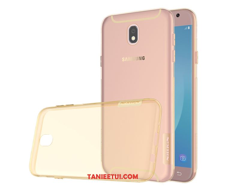 Etui Samsung Galaxy J7 2017 Gwiazda Telefon Komórkowy Silikonowe, Obudowa Samsung Galaxy J7 2017 Anti-fall Przezroczysty Złoto Braun