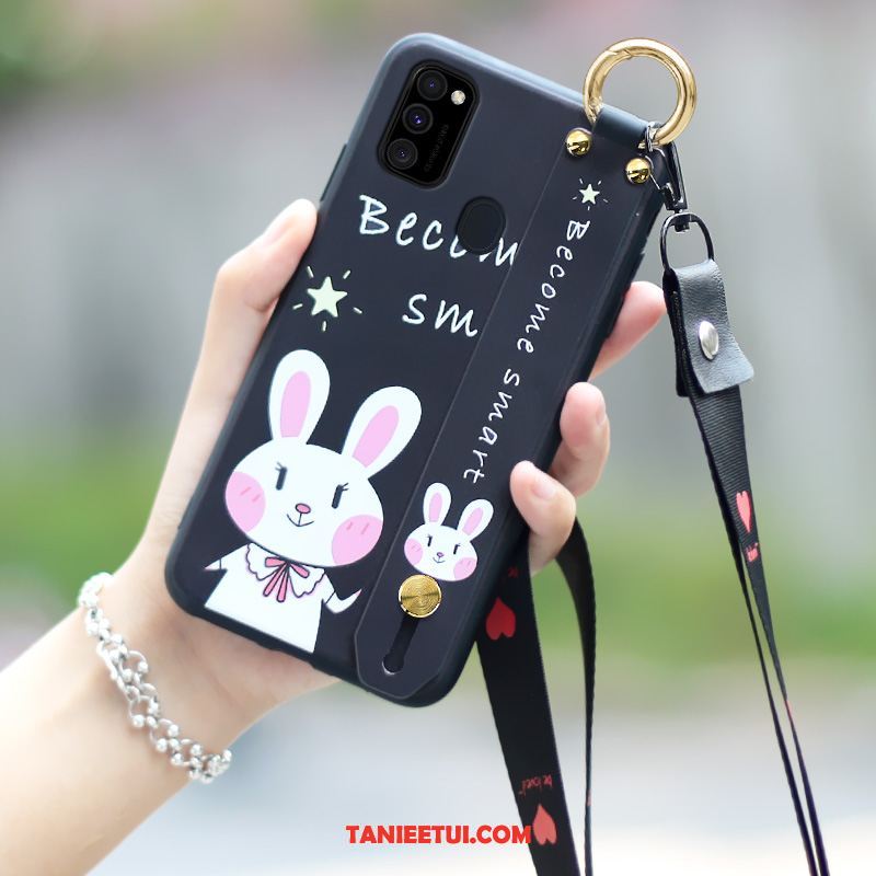 Etui Samsung Galaxy M30s Anti-fall Czarny Silikonowe, Pokrowce Samsung Galaxy M30s Miękki Gwiazda Kreskówka