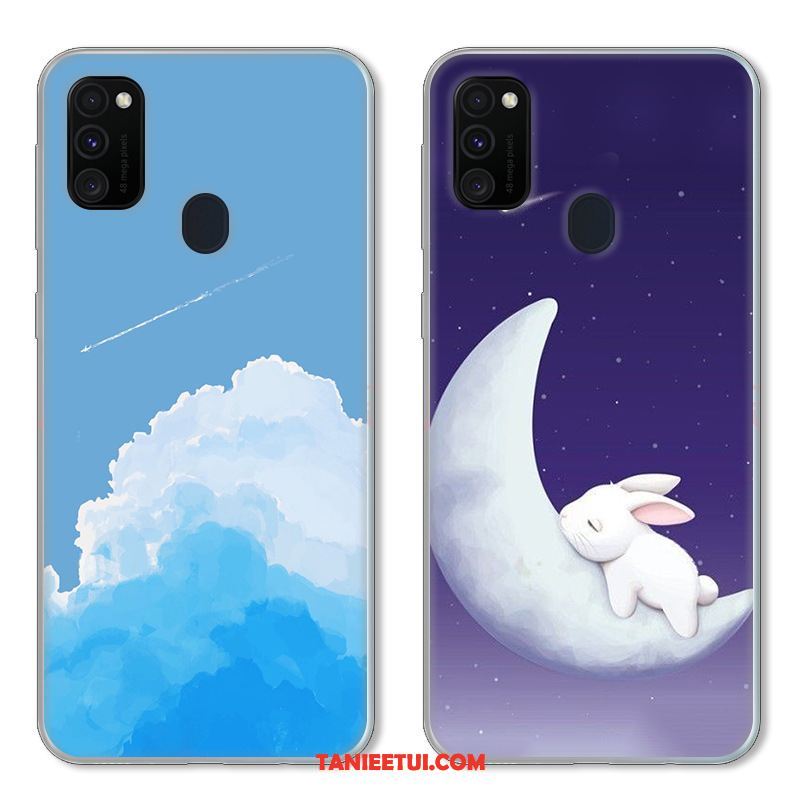 Etui Samsung Galaxy M30s Gwiazda Świeży Niebieski, Futerał Samsung Galaxy M30s Ochraniacz Dostosowane Mały