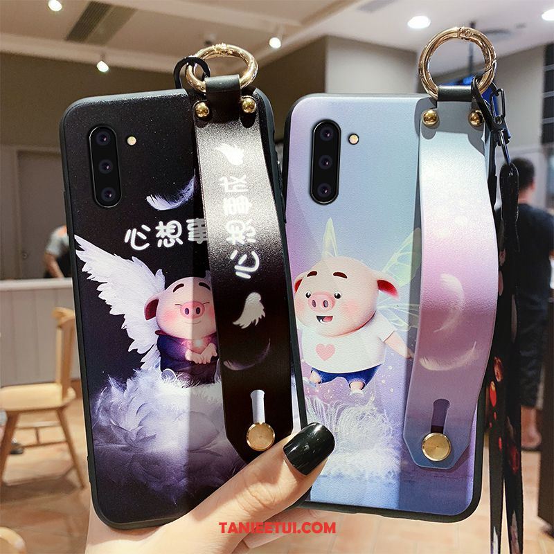 Etui Samsung Galaxy Note 10 Gwiazda Silikonowe Tendencja, Pokrowce Samsung Galaxy Note 10 Kreskówka Czarny Mały