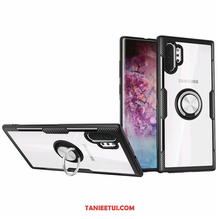 Etui Samsung Galaxy Note 10+ Magnetyzm Gwiazda Czarny, Futerał Samsung Galaxy Note 10+ Na Pokładzie Telefon Komórkowy Wspornik