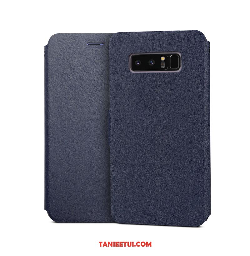 Etui Samsung Galaxy Note 8 Ciemno Ochraniacz Gwiazda, Pokrowce Samsung Galaxy Note 8 Skórzany Futerał Trudno Ciemno Niebieski