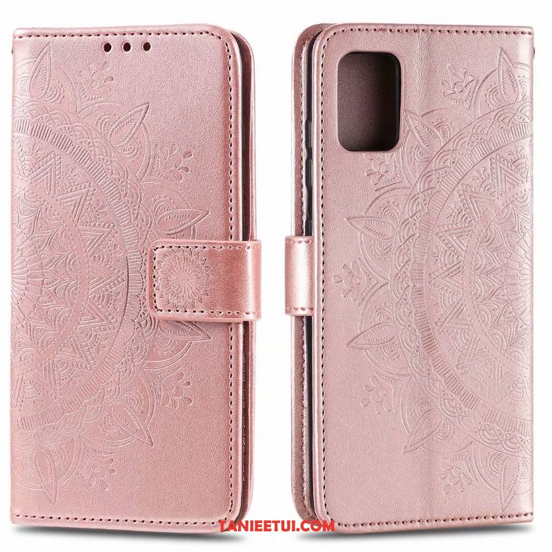 Etui Samsung Galaxy Note20 Klapa Torby Telefon Komórkowy, Pokrowce Samsung Galaxy Note20 Skórzany Futerał Karta Różowe