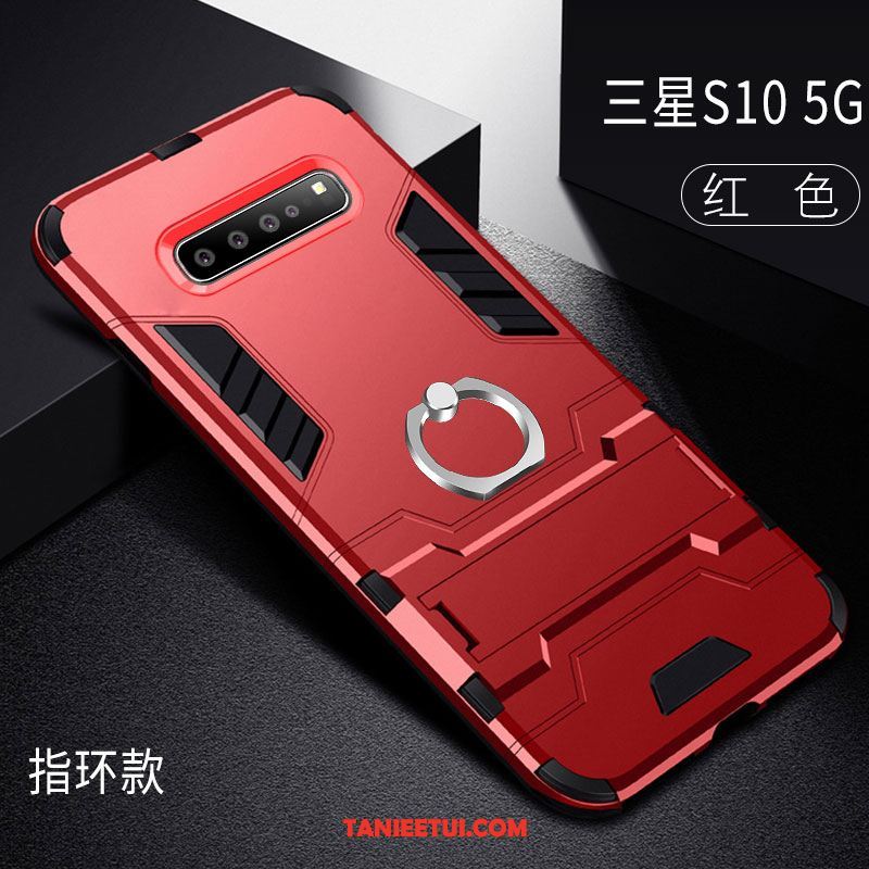 Etui Samsung Galaxy S10 5g Ring Cienkie Nubuku, Futerał Samsung Galaxy S10 5g Gwiazda Telefon Komórkowy Trudno