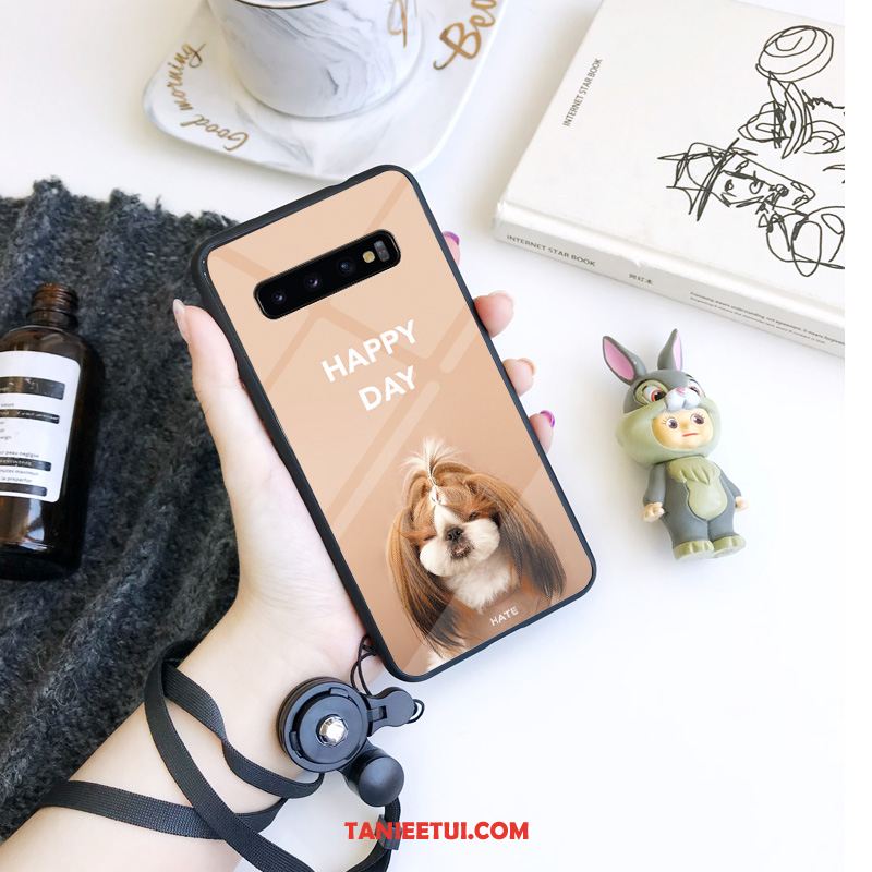 Etui Samsung Galaxy S10 Kreatywne Kreskówka Moda, Obudowa Samsung Galaxy S10 Piękny Ładny Osobowość Beige