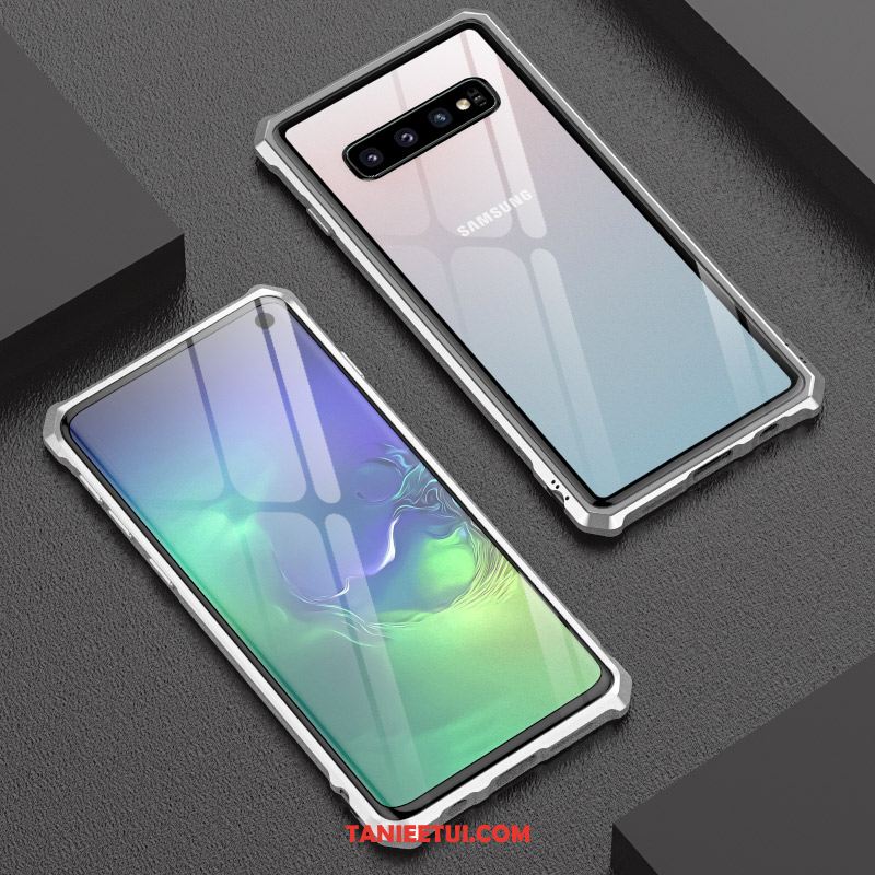 Etui Samsung Galaxy S10+ Metal Nowy Telefon Komórkowy, Futerał Samsung Galaxy S10+ Czerwony Netto Kreatywne Anti-fall