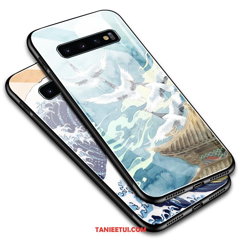 Etui Samsung Galaxy S10+ Osobowość Młodzież Silikonowe, Pokrowce Samsung Galaxy S10+ Crane Czerwony Netto Szkło