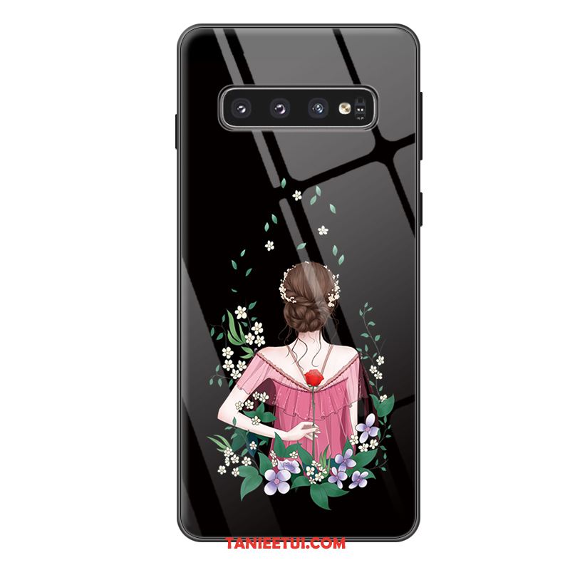 Etui Samsung Galaxy S10+ Osobowość Świecące Silikonowe, Pokrowce Samsung Galaxy S10+ Szkło Ochraniacz All Inclusive