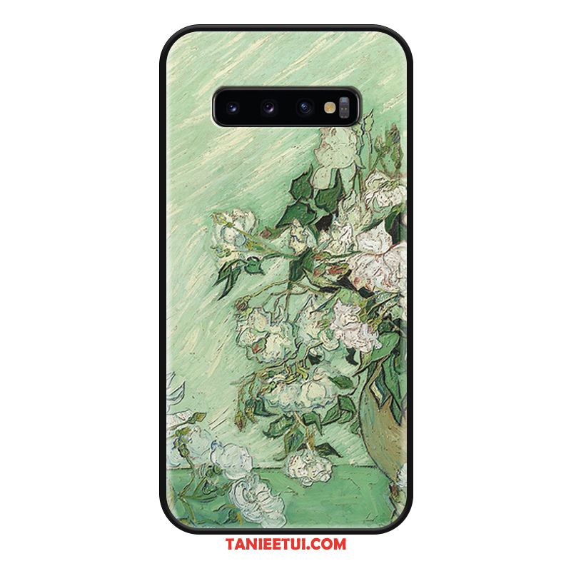 Etui Samsung Galaxy S10+ Różowy Kreatywne Ochraniacz, Futerał Samsung Galaxy S10+ Wiszące Ozdoby Luksusowy Obraz Olejny