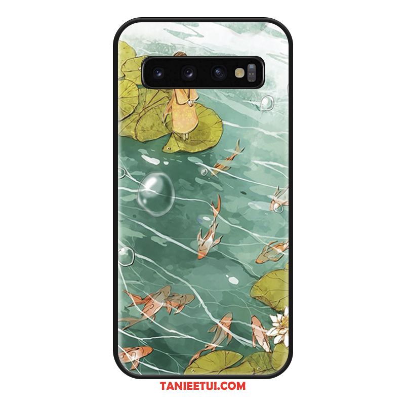 Etui Samsung Galaxy S10 Silikonowe Wiszące Ozdoby Moda, Futerał Samsung Galaxy S10 All Inclusive Ochraniacz Zakochani