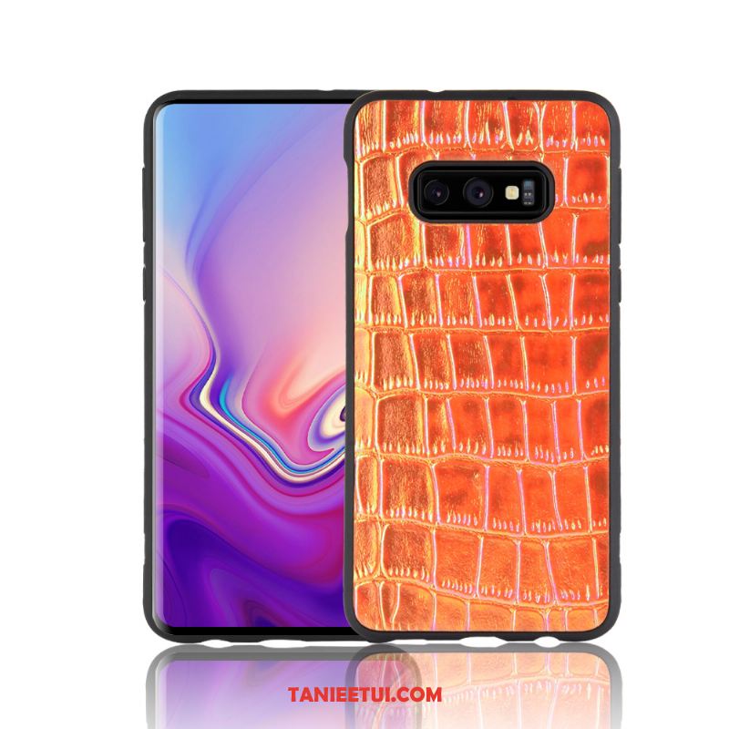 Etui Samsung Galaxy S10e Kolor Telefon Komórkowy Gwiazda, Pokrowce Samsung Galaxy S10e Pomarańczowy All Inclusive Żółty