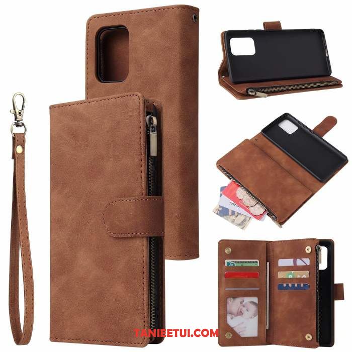 Etui Samsung Galaxy S41 Skórzany Futerał Portfel Klapa, Pokrowce Samsung Galaxy S41 Anti-fall Gwiazda All Inclusive Braun