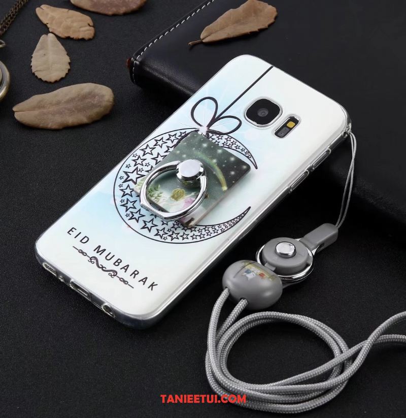 Etui Samsung Galaxy S6 Kreskówka Silikonowe Biały, Pokrowce Samsung Galaxy S6 Miękki Telefon Komórkowy Wspornik
