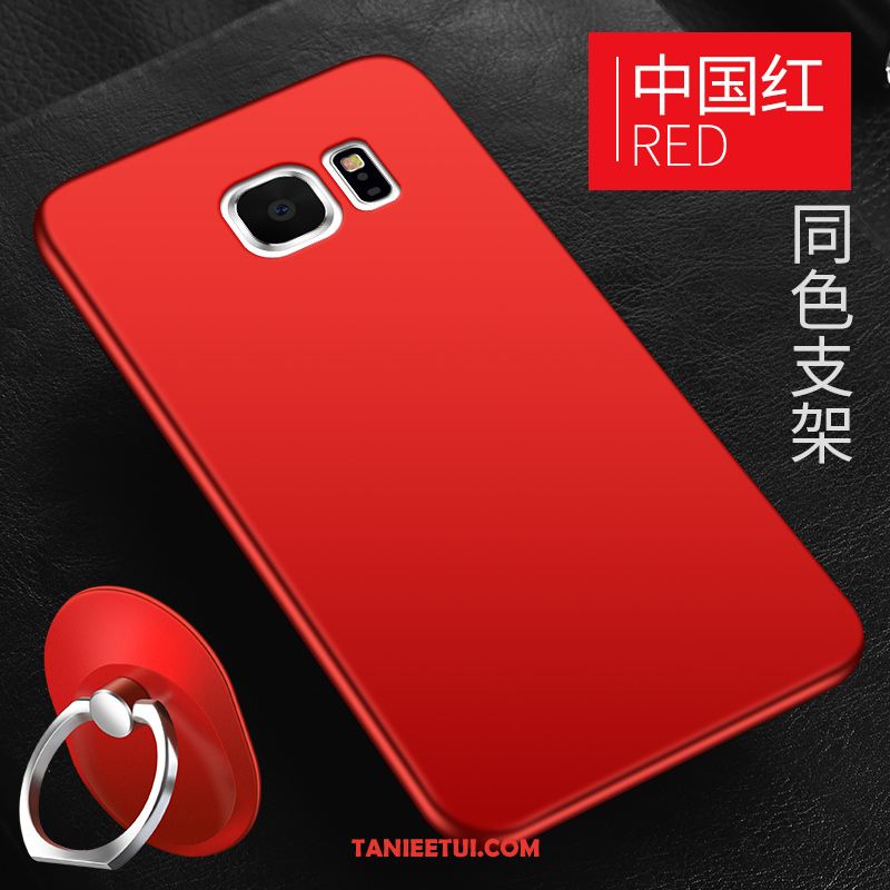 Etui Samsung Galaxy S6 Nubuku Silikonowe Tendencja, Obudowa Samsung Galaxy S6 Czerwony Telefon Komórkowy Osobowość