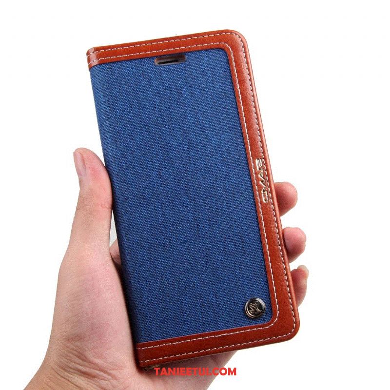 Etui Samsung Galaxy S8+ Gwiazda Telefon Komórkowy Skórzany Futerał, Futerał Samsung Galaxy S8+ Karta Miękki Niebieski