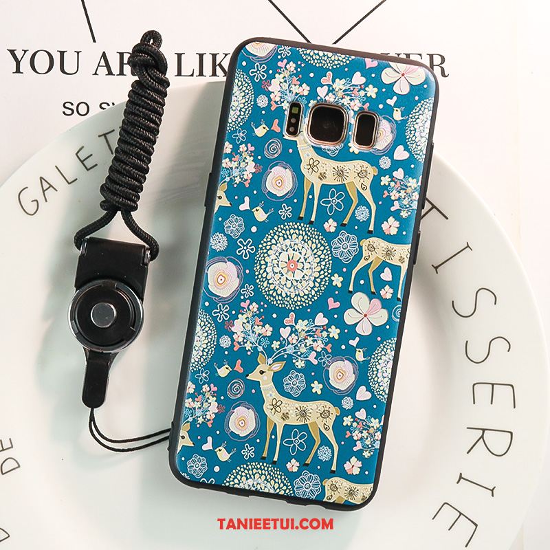 Etui Samsung Galaxy S8+ Niebieski Wspornik Kreatywne, Pokrowce Samsung Galaxy S8+ Miękki Wiszące Ozdoby All Inclusive