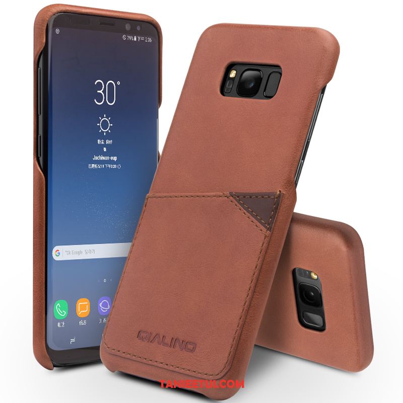 Etui Samsung Galaxy S8 Nowy Pu Telefon Komórkowy, Futerał Samsung Galaxy S8 Skórzany Futerał Gwiazda Ochraniacz Braun