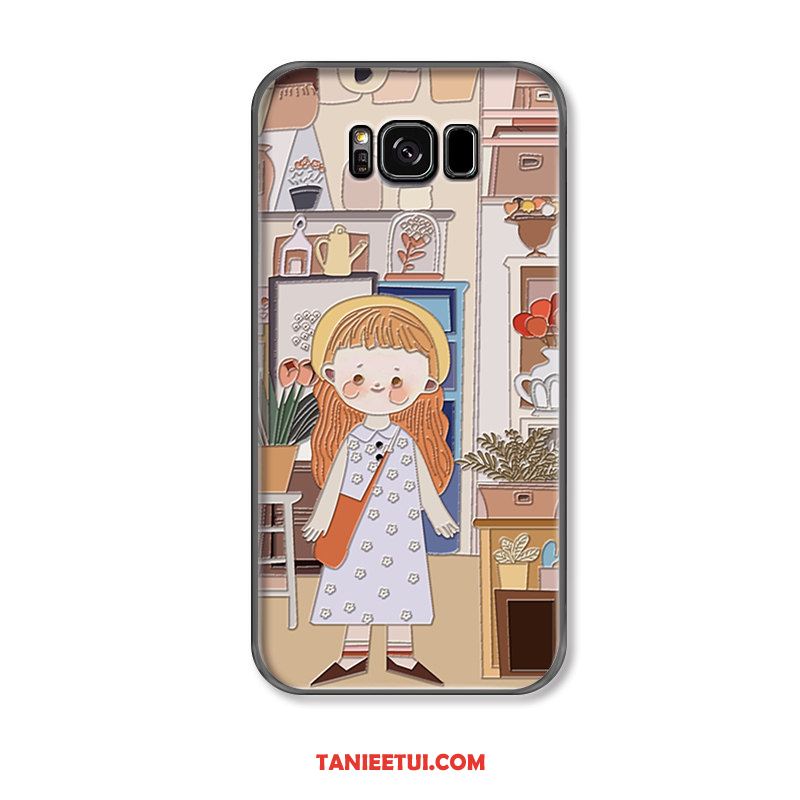 Etui Samsung Galaxy S8+ Osobowość Moda Relief, Pokrowce Samsung Galaxy S8+ Kreatywne Wiszące Ozdoby Żółty