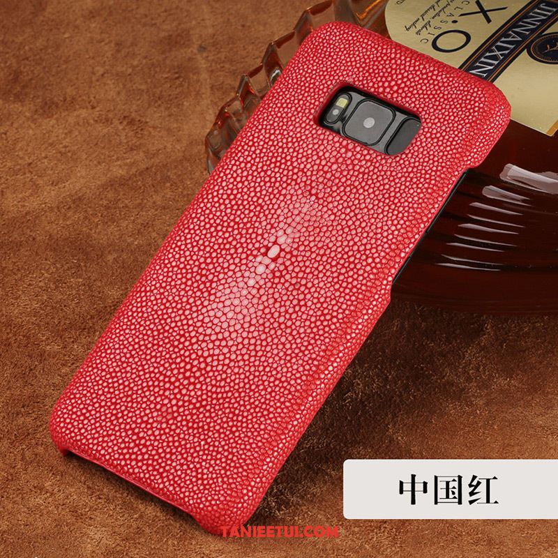 Etui Samsung Galaxy S8+ Skórzany Futerał Czerwony Nowy, Futerał Samsung Galaxy S8+ Dostosowane Gwiazda Ochraniacz