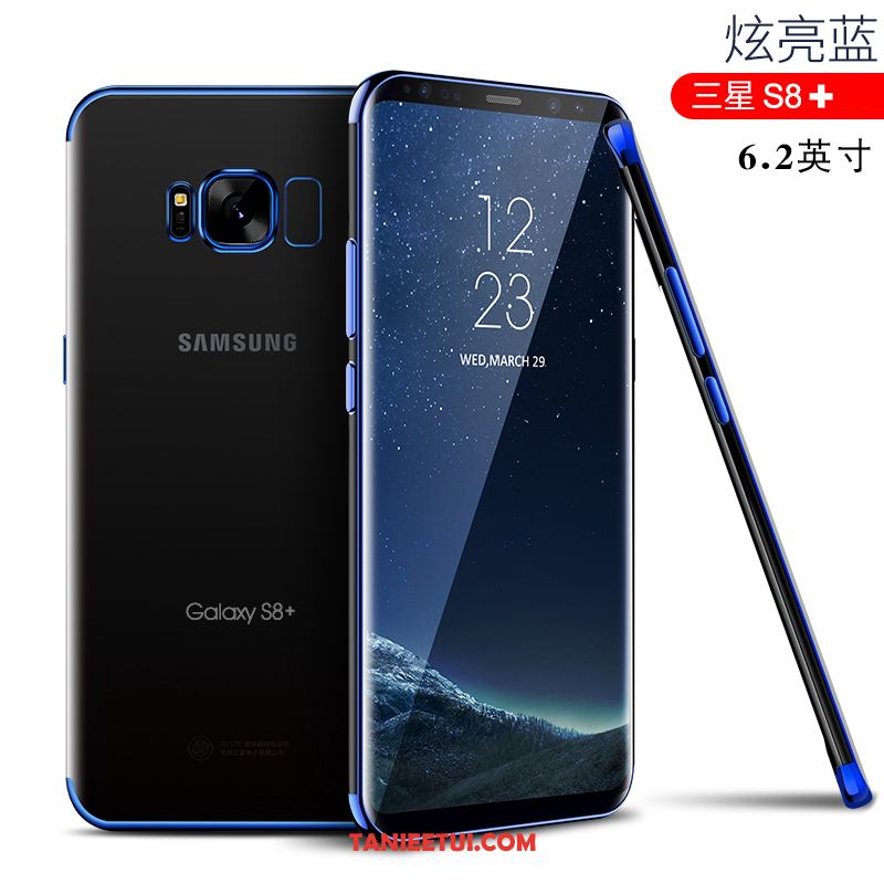 Etui Samsung Galaxy S8+ Tendencja Anti-fall Niebieski, Futerał Samsung Galaxy S8+ Ochraniacz Cienkie Filmy