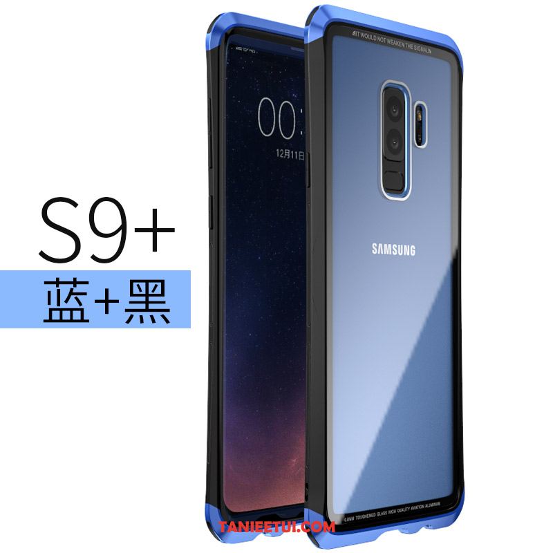 Etui Samsung Galaxy S9+ Anti-fall Niebieski Telefon Komórkowy, Obudowa Samsung Galaxy S9+ Metal Trudno Tylna Pokrywa