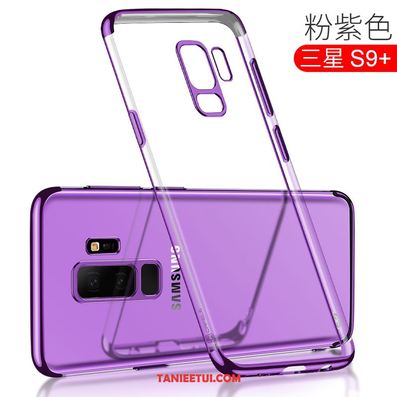 Etui Samsung Galaxy S9+ Cienkie Purpurowy Gwiazda, Obudowa Samsung Galaxy S9+ All Inclusive Miękki Telefon Komórkowy