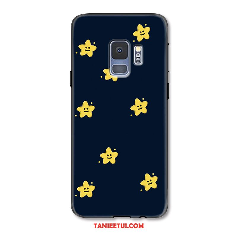 Etui Samsung Galaxy S9 Duży Ręcznie Malowane Anti-fall, Obudowa Samsung Galaxy S9 Niebieski Tendencja Relief